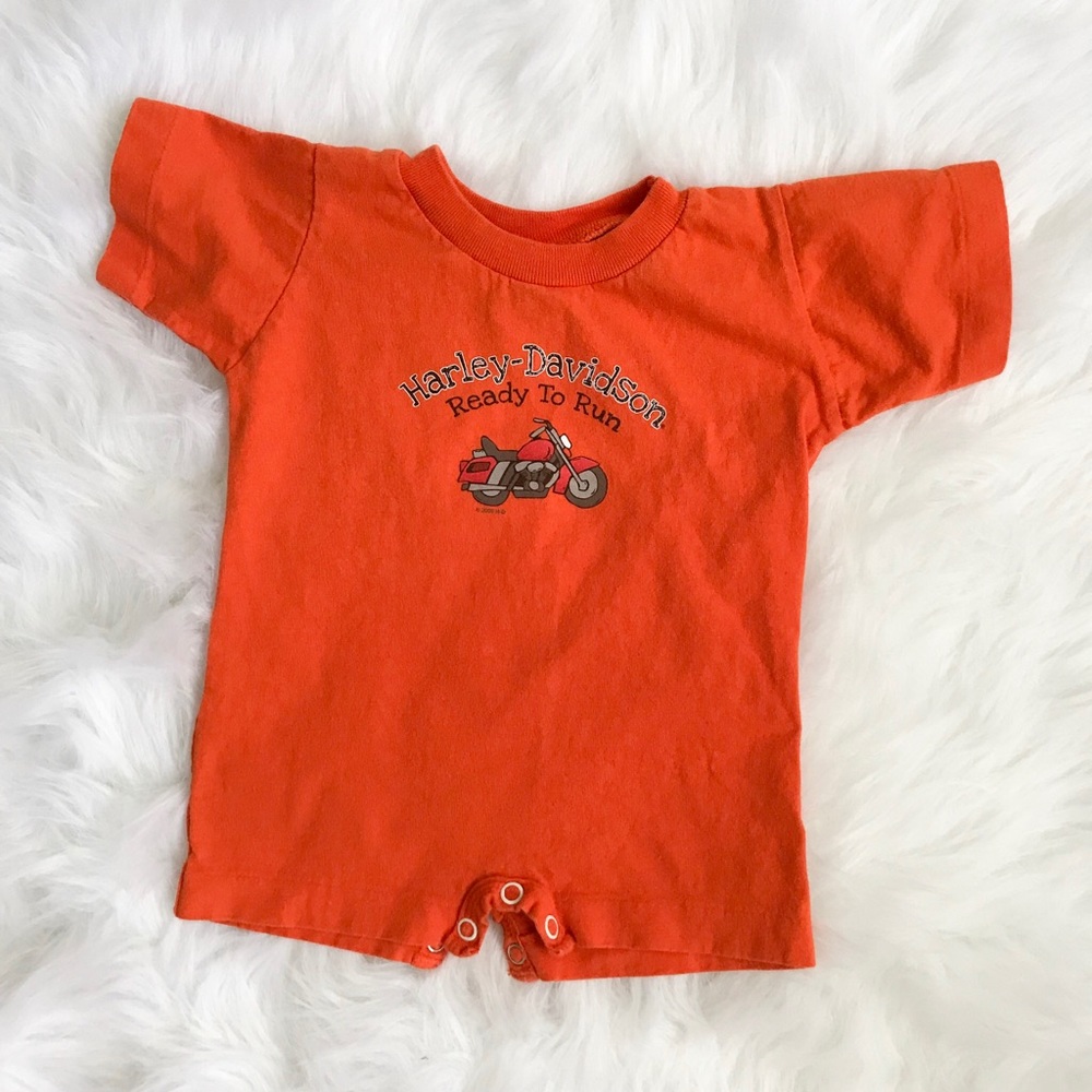 5/25$ - Harley Davidson Romper 6M